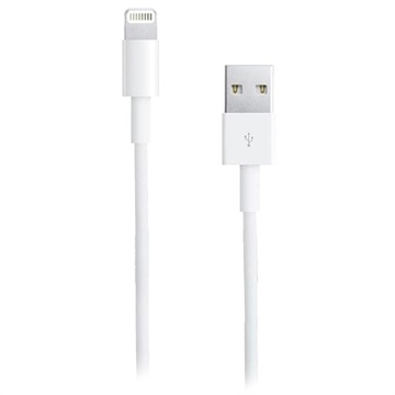 Saii Lightning / USB-kabel - iPhone, iPad, iPod - 2m - Hvit