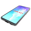 Saii Premium Antiskli Samsung Galaxy S21 5G TPU-deksel - Gjennomsiktig