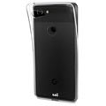 Saii Premium Antiskli Google Pixel 3 XL TPU-deksel - Gjennomsiktig