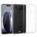 Saii Premium Antiskli Google Pixel 3 XL TPU-deksel - Gjennomsiktig