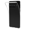Saii Premium Antiskli Samsung Galaxy S10 TPU-deksel - Gjennomsiktig