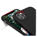 Saii Premium iPhone 12 Pro Max Liquid Silikondeksel - Svart
