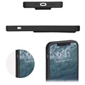 Saii iPhone 12/12 Pro Silikondeksel med Håndstropp - Svart