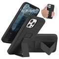 Saii iPhone 13 Pro Max Silikondeksel med Håndstropp - Svart