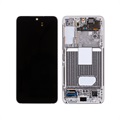 Samsung Galaxy S22 5G Frontdeksel & LCD-skjerm GH82-27520B - Hvit