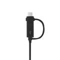Samsung Combo-kabel EP-DG950DBE - USB-C og MicroUSB - 1.4m - Bulk