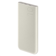 Samsung EB-P3401XUE 10 000 mAh powerbank – 25W superrask lading, 2x USB-C – beige