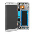 Samsung Galaxy S7 Edge Frontdeksel & LCD-Skjerm GH97-18533B - Sølv