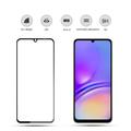 Samsung Galaxy A05 Mocolo Full Dekning Beskyttelsesglass - 9H - Svart Kant