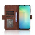 Samsung Galaxy A06 Lommebok-deksel med Kortholder - Brun