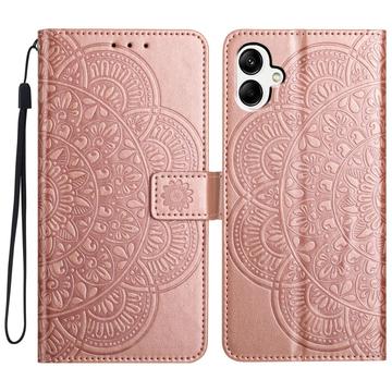 Samsung Galaxy A06 Mandala Series Lommebok-deksel - Roségull