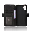 Samsung Galaxy A07 4G Kortholder Lommebokveske - Svart