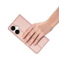 Samsung Galaxy A07 4G Dux Ducis Skin Pro Flip-deksel - Rosa
