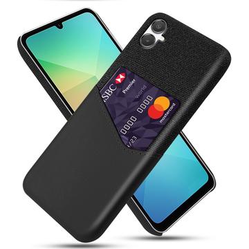 Samsung Galaxy A07 4G KSQ Deksel med Kort Lomme - Svart
