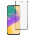 Samsung Galaxy A08 Full Cover Beskyttelsesglass - 9H - svart kant