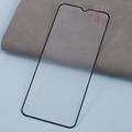 Samsung Galaxy A08 Full Cover Beskyttelsesglass - 9H - svart kant