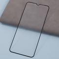 Samsung Galaxy A08 Full Cover Beskyttelsesglass - 9H - svart kant