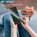 Samsung Galaxy A08 Privacy Full Cover Beskyttelsesglass - Svart Kant