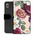 Samsung Galaxy A10 Premium Lommebok-deksel - Romantiske Blomster
