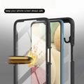 Samsung Galaxy A12 360 Beskyttelse Deksel - Svart / Klar