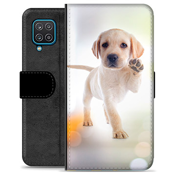 Samsung Galaxy A12 Premium Lommebok-deksel - Hund