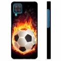 Samsung Galaxy A12 Beskyttelsesdeksel - Fotballflamme