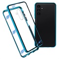 Samsung Galaxy A13 5G Magnetisk Deksel med Herdet Glass - Blå