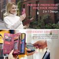 Samsung Galaxy A15 Caseme 008 2-i-1 Multifunksjonell Lommebok-deksel - Rød