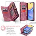 Samsung Galaxy A15 Caseme 008 2-i-1 Multifunksjonell Lommebok-deksel - Rød