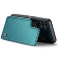 Samsung Galaxy A15 Caseme C22-etui RFID-kortlommebok - grønn