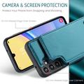 Samsung Galaxy A15 Caseme C22-etui RFID-kortlommebok - grønn