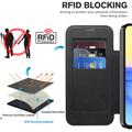 Samsung Galaxy A15 Flip-deksel med kortspor - MagSafe-kompatibelt - svart