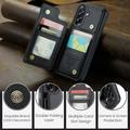 Samsung Galaxy A17 Caseme C22 etui RFID-kortlommebok - Svart