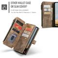 Samsung Galaxy A17 Caseme C30 Multifunksjonell Lommebok-deksel - Brun
