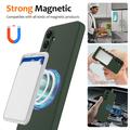 Samsung Galaxy A17 Liquid Silikondeksel - MagSafe-kompatibel - Mørkegrønn