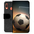 Samsung Galaxy A20e Premium Lommebok-deksel - Fotball