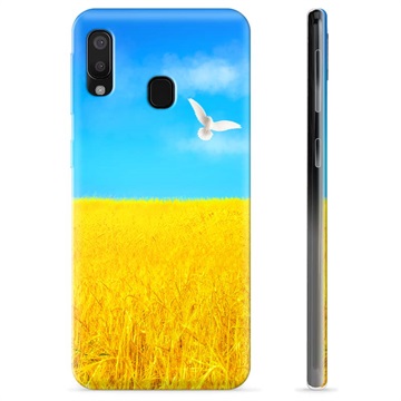 Samsung Galaxy A20e TPU-deksel Ukraina - Hveteåker