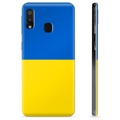 Samsung Galaxy A20e TPU-deksel Ukrainsk flagg - Gul og lyseblå