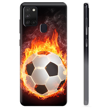 Samsung Galaxy A21s TPU-deksel - Fotballflamme