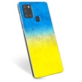 Samsung Galaxy A21s TPU-deksel Ukrainsk flagg - Tofarget