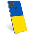 Samsung Galaxy A21s TPU-deksel Ukrainsk flagg - Gul og lyseblå