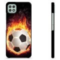 Samsung Galaxy A22 5G Beskyttelsesdeksel - Fotballflamme