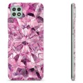 Samsung Galaxy A22 5G TPU-deksel - Rosa Krystall