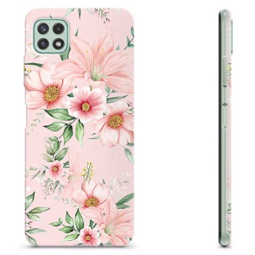 Samsung Galaxy A22 5G TPU-deksel - Akvarell Blomster