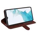Samsung Galaxy A23 5G Lommebok-deksel med Magnetisk Lukning - Brun