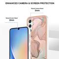 Samsung Galaxy A25 Marble Pattern Electroplated IMD TPU-deksel