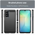 Samsung Galaxy A26 Børstet TPU Deksel - Karbonfiber