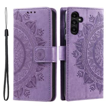 Samsung Galaxy A26 Mandala Series Lommebok-deksel - Lilla