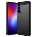 Samsung Galaxy A27 Børstet TPU-deksel - karbonfiber - svart