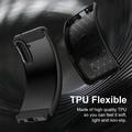 Samsung Galaxy A27 Børstet TPU-deksel - karbonfiber - svart